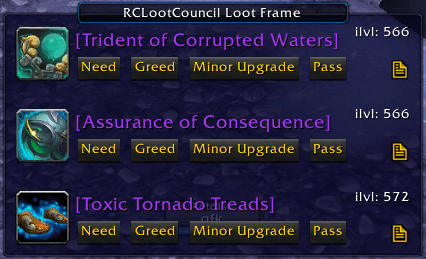 RCLootCouncil 团队战利品系统 插件截图 6