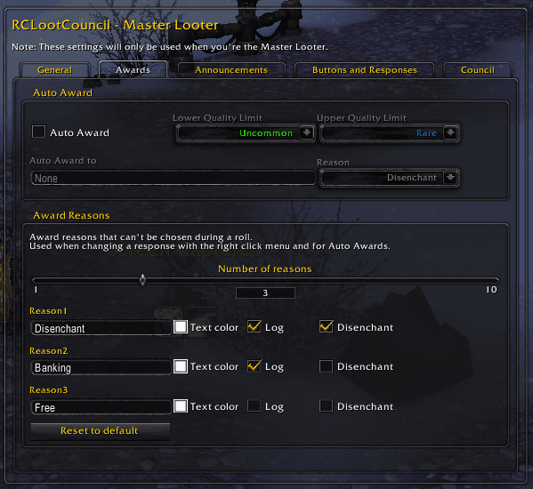 RCLootCouncil 团队战利品系统 插件截图 2